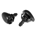 2X 3mm Black Plastic Windshield Washer Wiper Nozzle for Nissan 