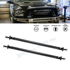 2Pcs Drift Front Bumper Lip Splitter Rod Strut for Ram Lincoln Rivian (2015–2025)