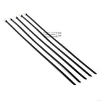 12" 5MM Stainless Black Self-Locking Zip Tie for X5