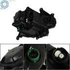 Set of 2 Projector Headlights for Jeep Cherokee (2014-2018) Black Housing