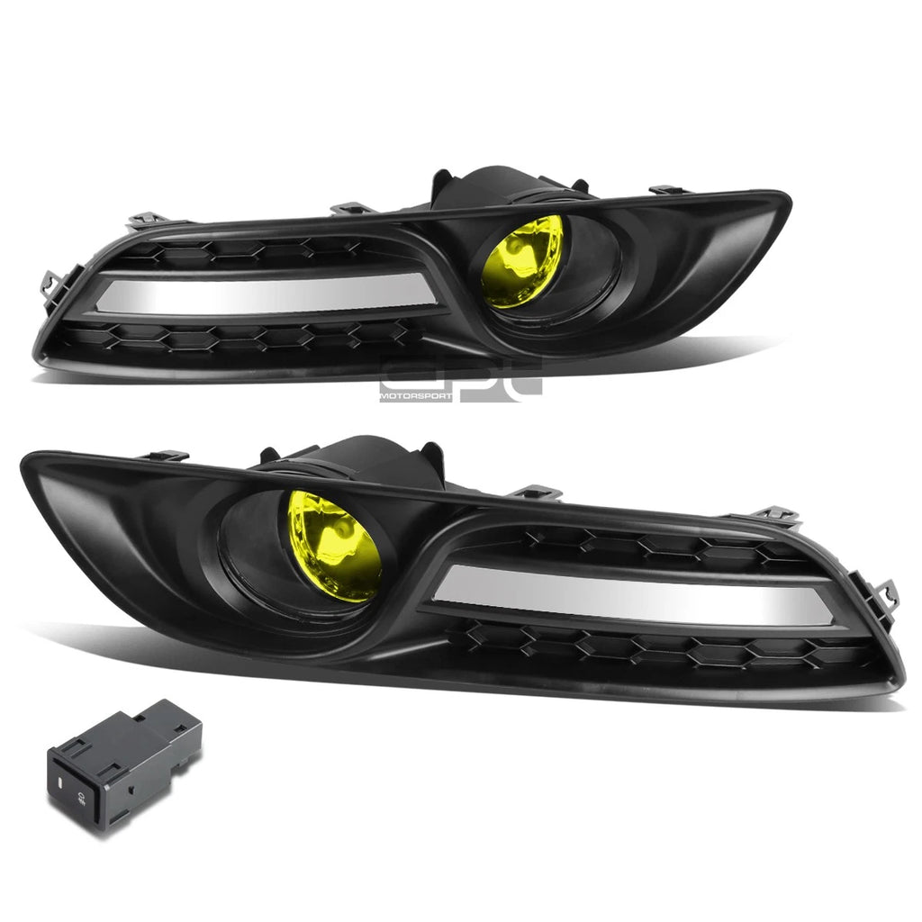 Fog Light Lamps with Switch for Nissan Sentra (2013–2016) - Yellow Lens