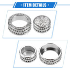 Set of 4 AC Audio Volume Tune Switch Knob Ring Covers for Toyota Camry 