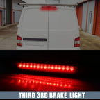 Tail High Mount Brake Stop Light No.BK2Z13466-B for Ford  1 Pair Smoked
