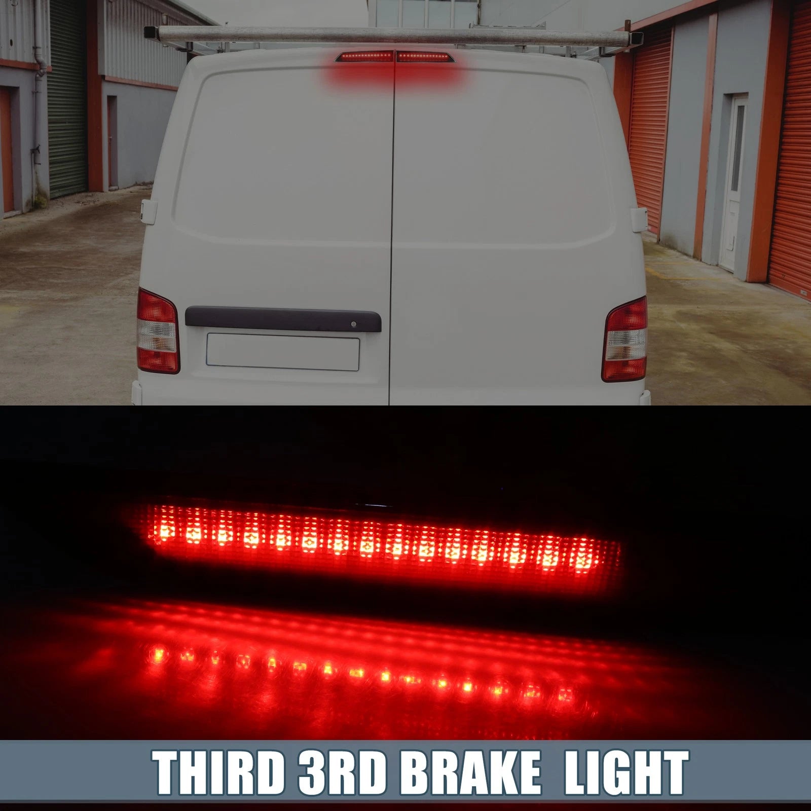 Tail High Mount Brake Stop Light No.BK2Z13466-B for Ford  1 Pair Smoked