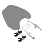 Windshield Windscreen & 41mm Quick Release Clamps for Harley Dyna Softail