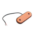 24V 20 LED Oval Side Marker Light Tail Lamp for Trailer Truck Van