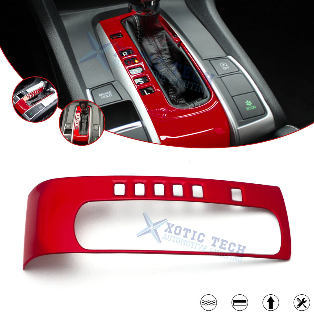 ABS Center Console Gear Shift Panel Moulding for Honda Civic (2016–2021)
