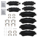 Front & Rear Ceramic Brake Pads for Nissan Qashqai/Rogue (2014–2019)