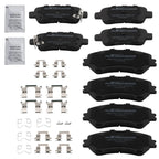 Front & Rear Ceramic Brake Pads for Nissan Qashqai/Rogue (2014–2019)