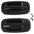 Door Handle Set Painted Black for Silverado Tahoe Sierra Yukon (1999–2006)