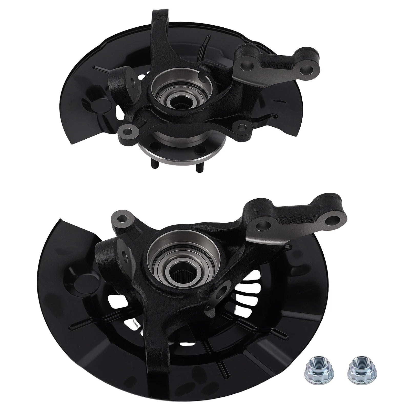Front Steering Knuckles & Wheel Hub Bearings for Toyota Avalon Camry (2012–2017)
