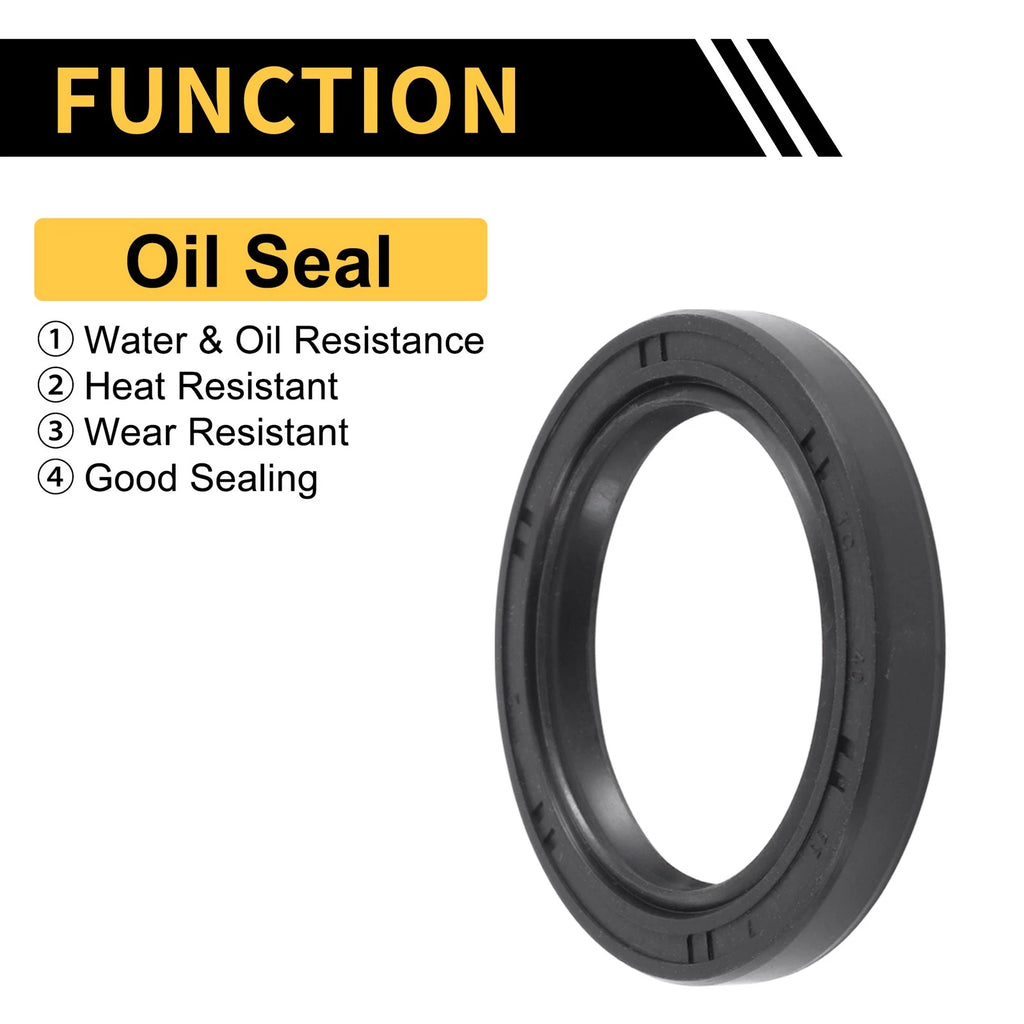 Set of 5 Oil Seal Ring 40x55x7mm for Various Models (NBR Rubber)