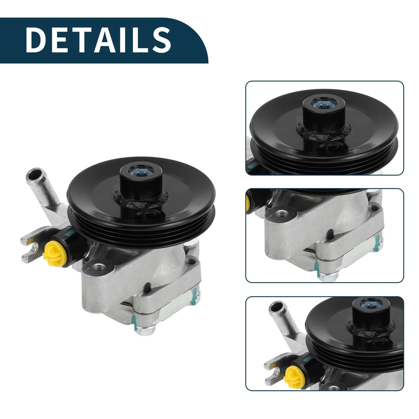 Power Steering Pump with Pulley for Hyundai Tucson (2005–2009) Kia 571002E000