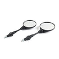 Universal 10mm Folding Side Rearview Mirrors for Dirtbike Motorcycle