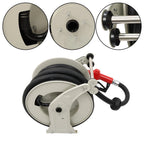 Fuel Hose Reel with Nozzle for Vehicle (1" x 50FT, 300 PSI)