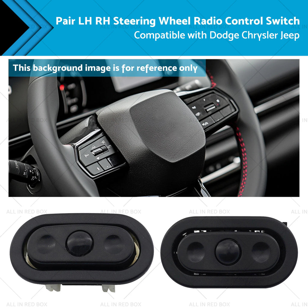 Pair Steering Wheel Radio Control Switch for Dodge Chrysler Jeep