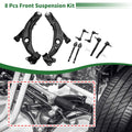 8 Pcs Front Lower Control Arms for Ford Edge (2007–2014) No.K620486/K620487/ES800473