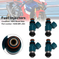 Set of 4 Fuel Injectors 16450-MFL-003 for Honda CBR1000RR (2008–2023), VFR1200F (2010–2017)