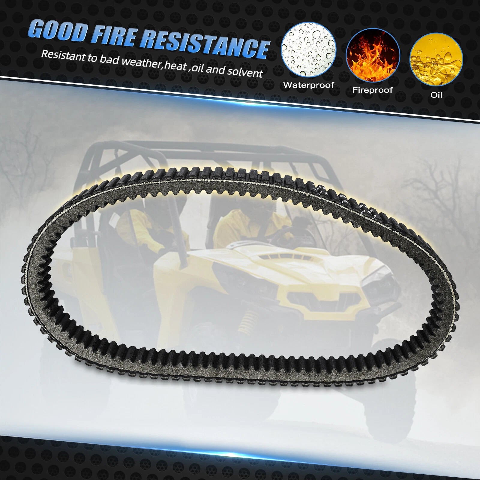Clutch Drive Belt for Can-Am Outlander Renegade 500 570 800 850 1000 (2010–2023)