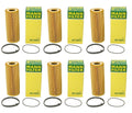 Set of 6 Engine Oil Filters for VW Touareg, Porsche Cayenne, Audi A4, A7 (2004–2021)