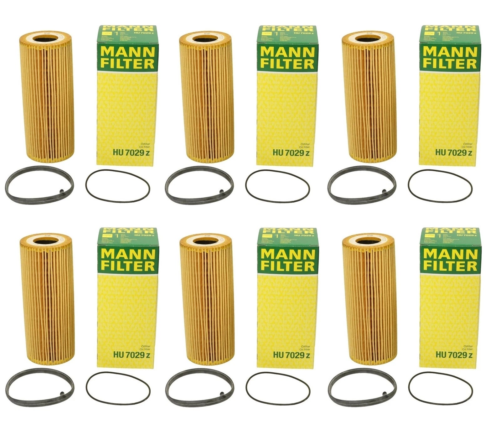 Set of 6 Engine Oil Filters for VW Touareg, Porsche Cayenne, Audi A4, A7 (2004–2021)