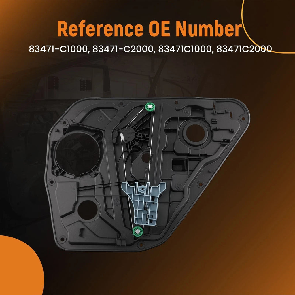 Electric Window Regulator Rear Left for Hyundai Sonata (2014–2019) 83471C1000