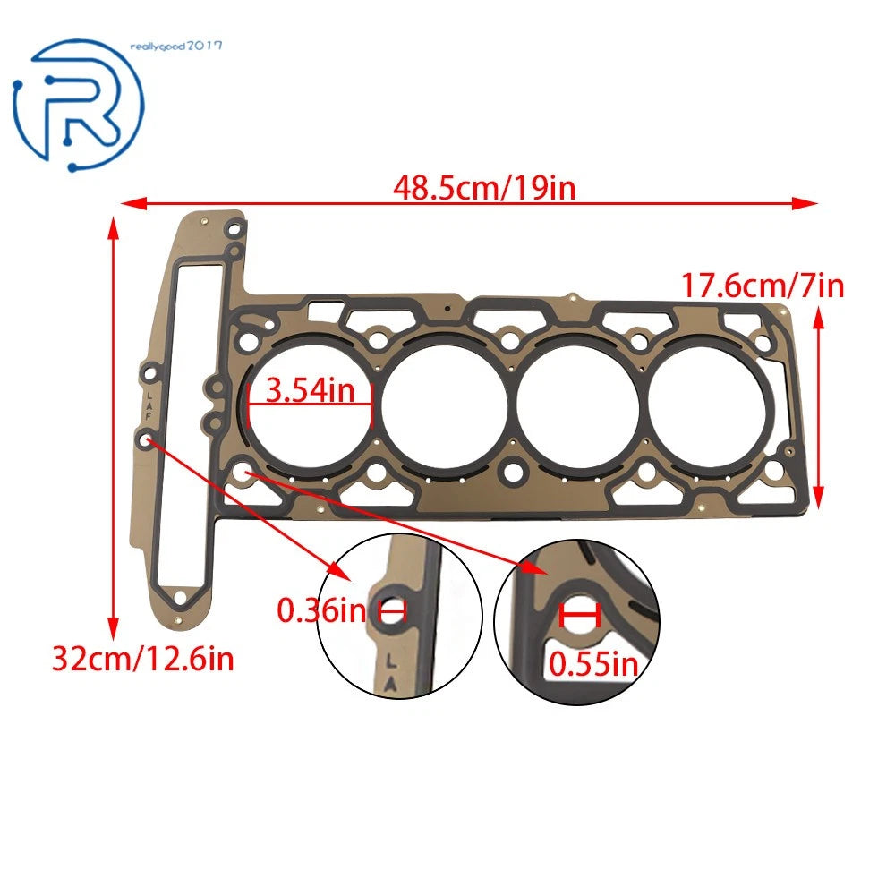 Timing Chain Kit & MLS Head Gasket Set for Chevrolet GMC Buick 2.4L (2008-2015)