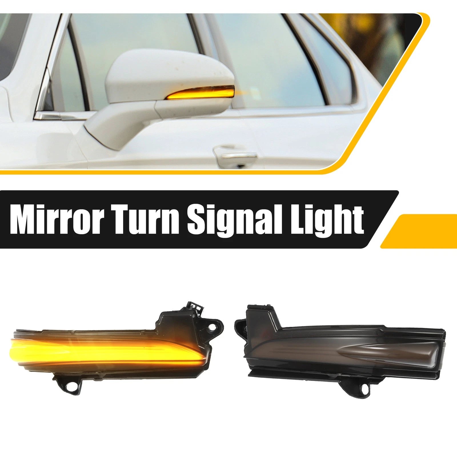 Pair LED Turn Signal Lights for Ford Fusion (2013–2020)