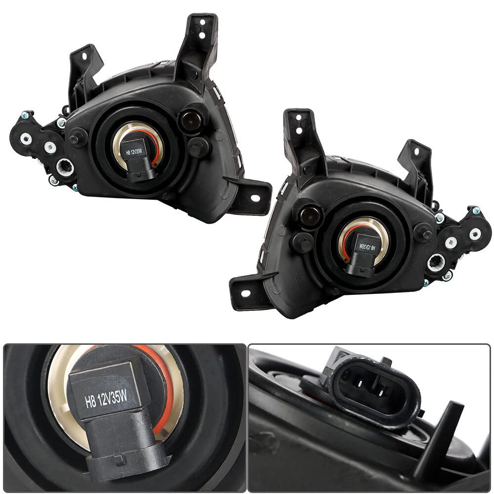 Set of 2 Fog Light Assemblies for Hyundai Tucson (2016–2018)