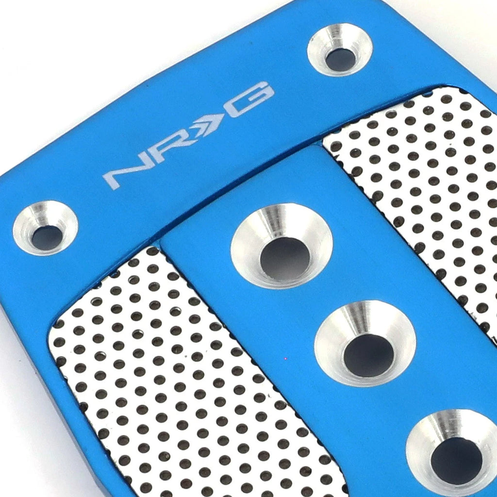 NRG Innovations PDL-450BL Aluminum AT Foot Pedal Cover Plates for