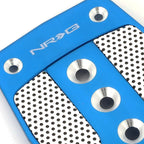 NRG Innovations PDL-450BL Aluminum AT Foot Pedal Cover Plates for