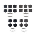 PowerStop Front & Rear Carbon Fiber Ceramic Brake Pads Kit for Corvette (2006–2013)