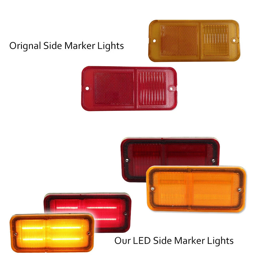 LED Side Marker Lights for Chevy GMC C/K Trucks (1968–1972)