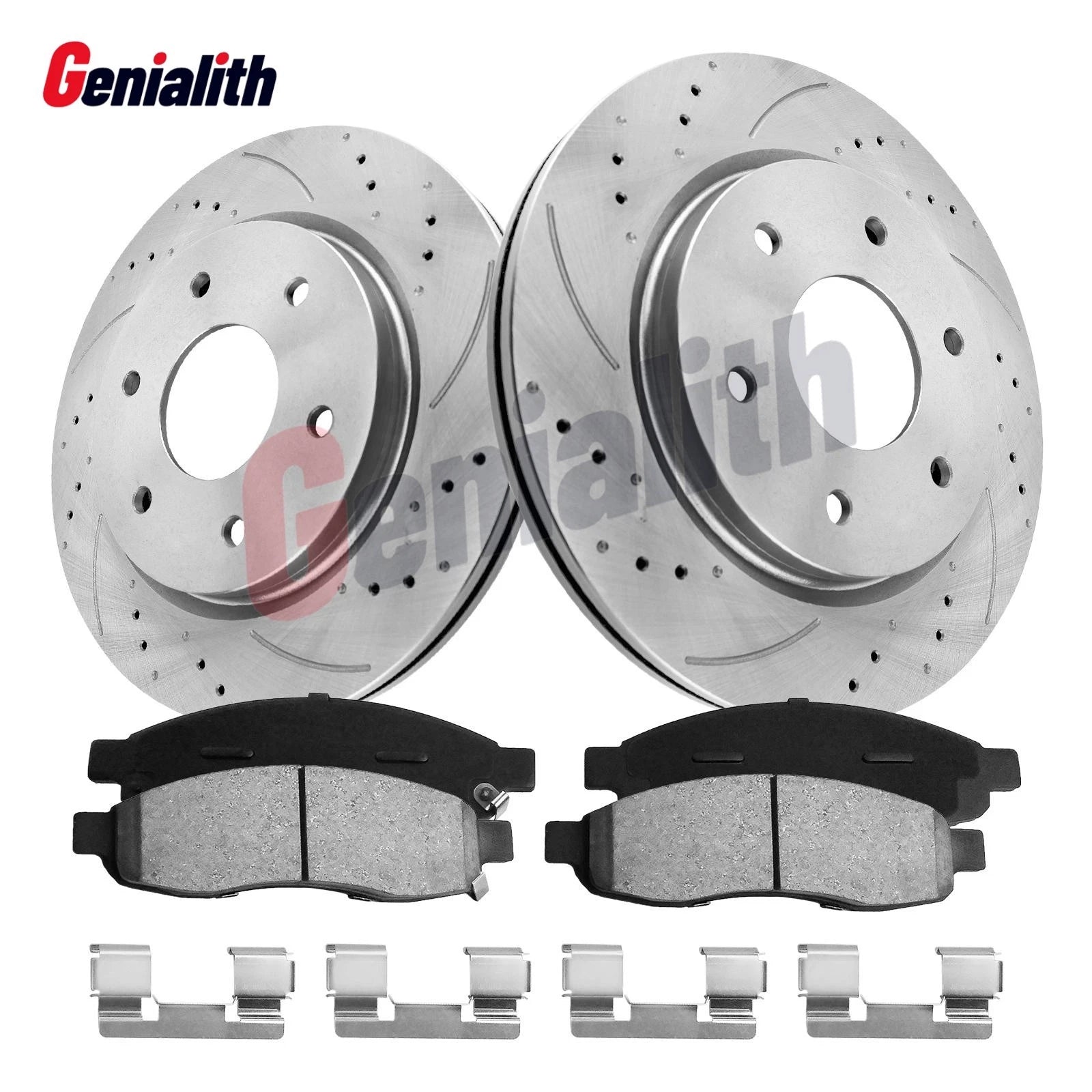 320mm Front Brake Rotors & Pads for Nissan Armada Titan INFINITI QX56 (2005–2006)