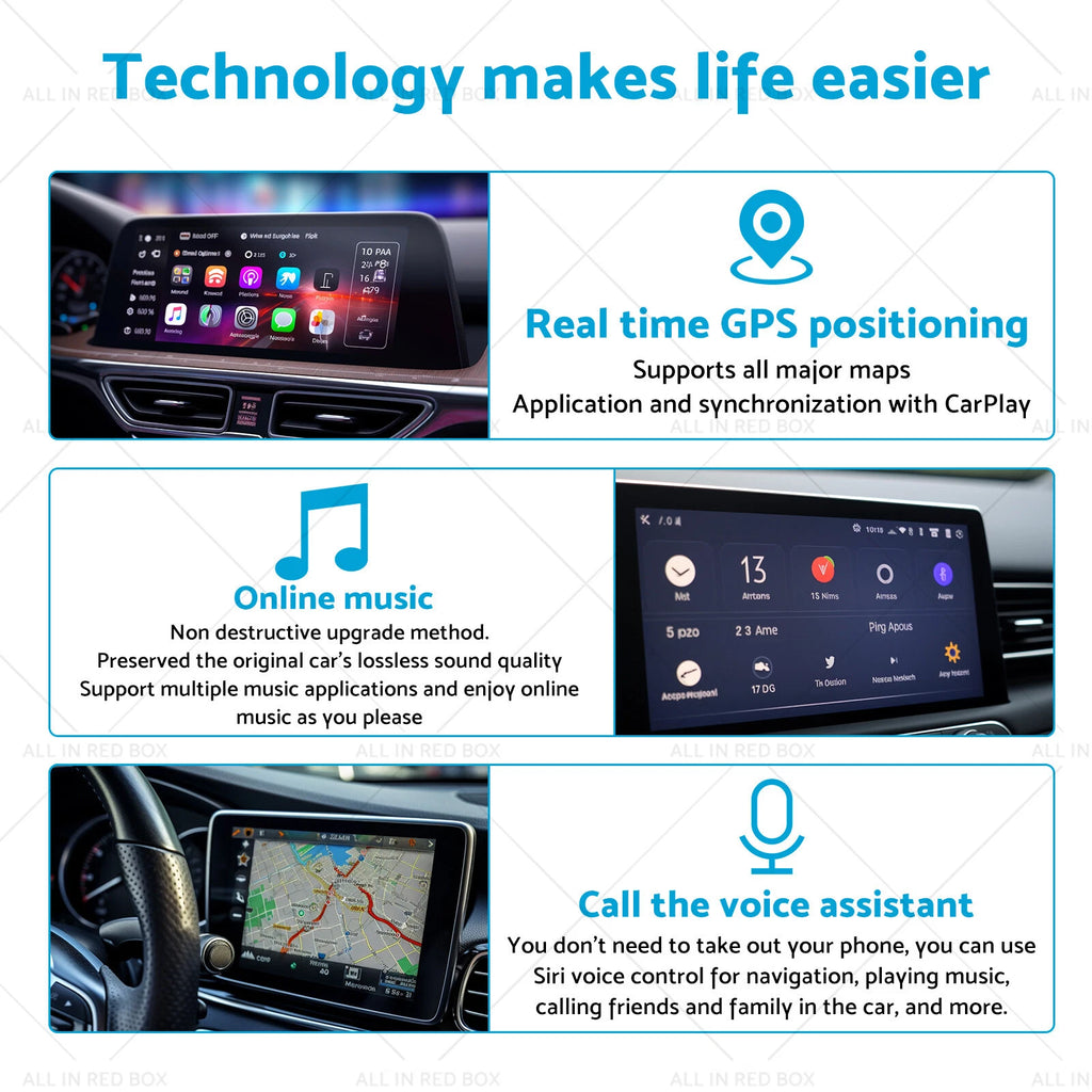 Wireless Bluetooth USB Receiver for Apple CarPlay Adapter