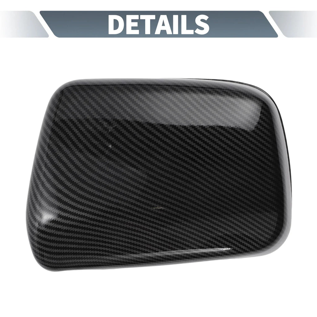 Rearview Mirror Cover Overlay Black Carbon Fiber for Lexus RX300 (1999-2003)