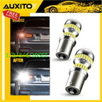 2X LED 54W 1156 White Rear Turn Signal Bulbs for