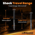Rear Drop Kit Shocks for Chevy S10 GMC S15 Sonoma Isuzu Hombre (1982–2004)