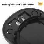 Left Side Heated Convex Mirror Glass for Ford Ka (1996–2008)