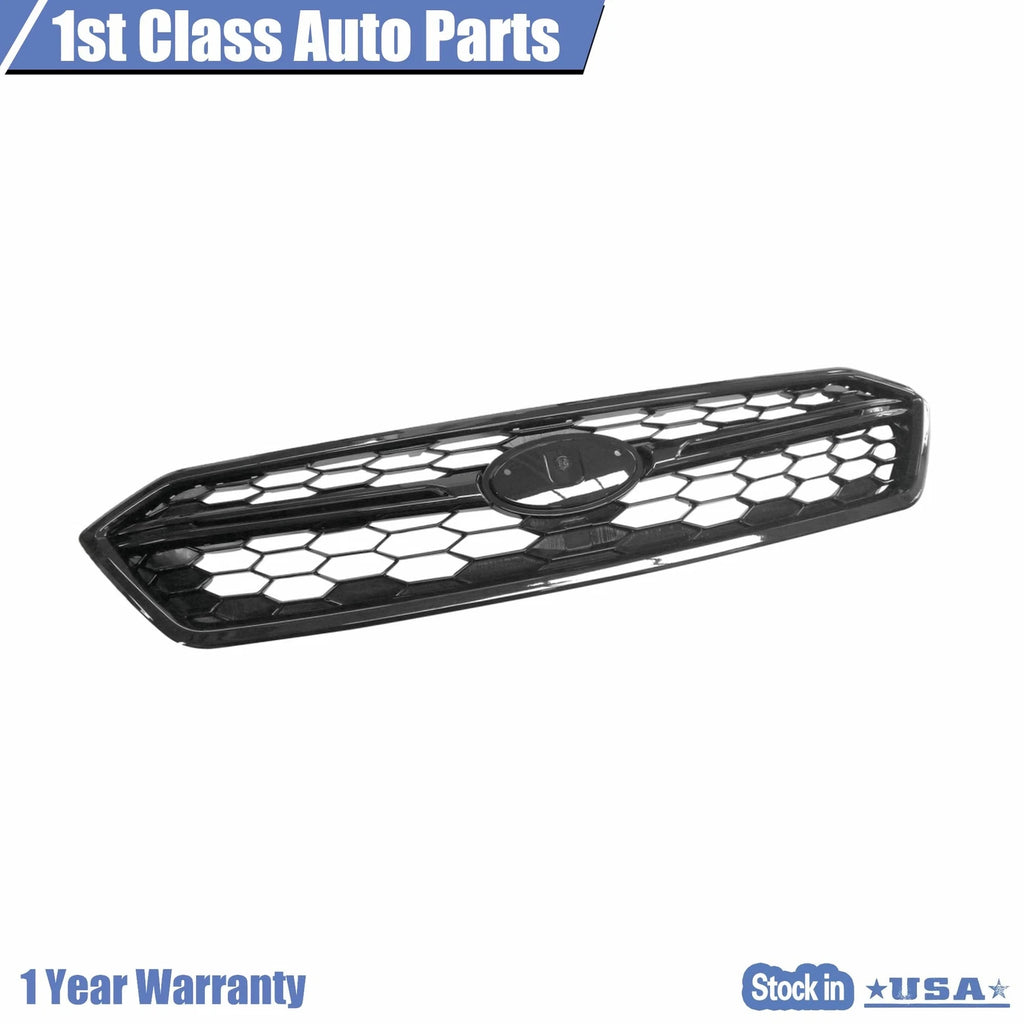 Front Bumper Grille Trim Glossy Black for Subaru WRX/WRX STI (2018–2019)