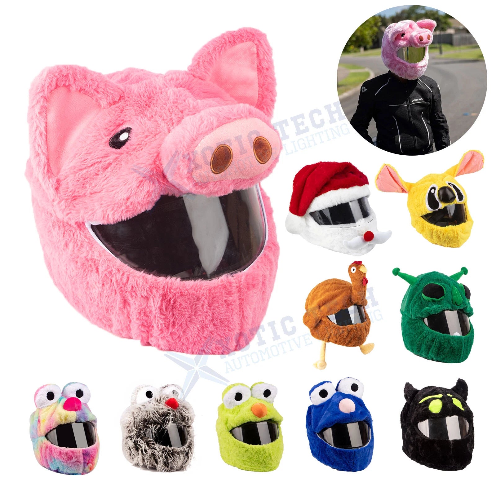 Plush Animal Helmet Decoration for Motorcycle Helmets (2025–2025)
