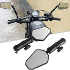 Universal Adjustable Side Rearview Mirrors 8mm/10mm for Honda Suzuki Yamaha