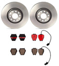 Brembo Front Brake Kit for Audi A6 Quattro S4 (Ceramic Pads, Disc Rotors)