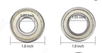 Front Wheel Bearings & Seal Kit for Yamaha Golf Cart (G2–G29)