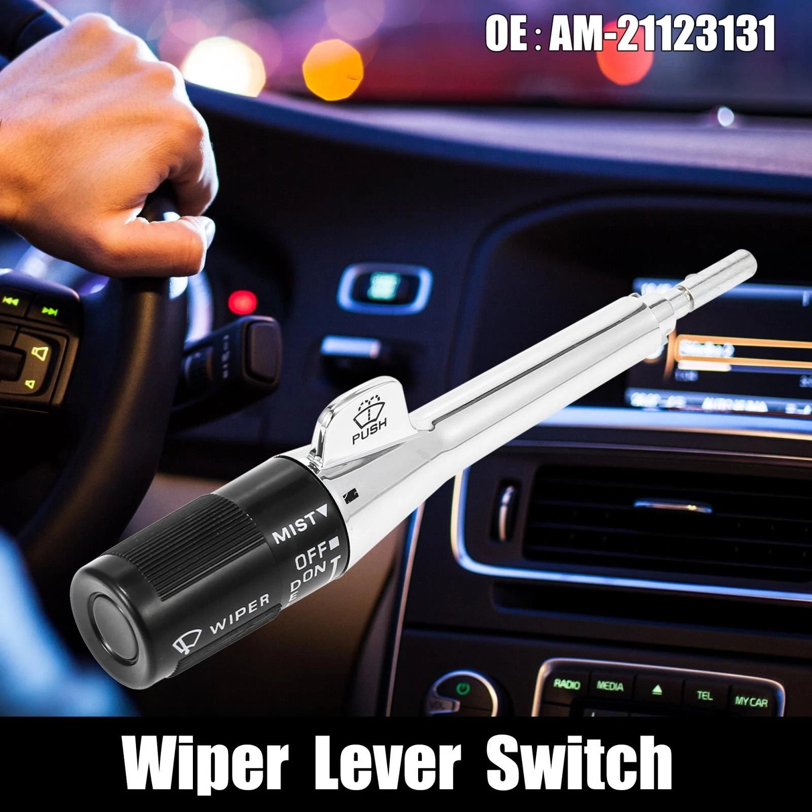 Turn Signal Delay Wiper Lever Switch AM-21123131 for Chevy Cadillac 