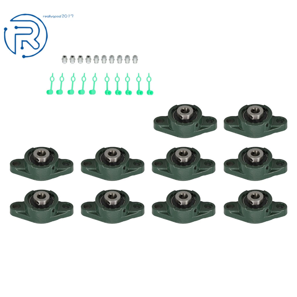 10x UCFL201-8 Pillow Block Bearing for Flange Mounted (Self Alignment)