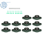 10x UCFL201-8 Pillow Block Bearing for Flange Mounted (Self Alignment)