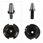 Set of 2 Collet Chucks for CAT50 ER32 (6" Gage Length)