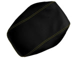 Carbon Fiber Console Lid Cover for Chevrolet Camaro (1997–2002) Yellow Stitch