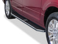 Set of 2 Polished 6" Side Step Bars for Ford Expedition (1997–2017)